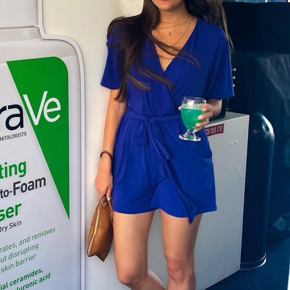 Express Blue Romper